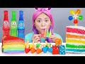 Rainbow Dessert Chocolate Cake Nik-L-Nip Mukbang DONA