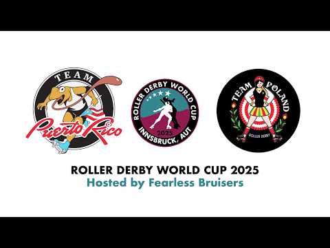 Roller Derby World Cup 2025 PUERTO RICO vs POLAND