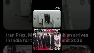 Pezeshkian Lands In Delhi For BRICS Summit 2026 | Iran President Arrives At Palam AFS
