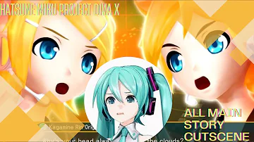 [Hatsune Miku Project Diva X]All Main story Cutscene