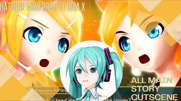 [Hatsune Miku Project Diva X]All Main story Cutscene