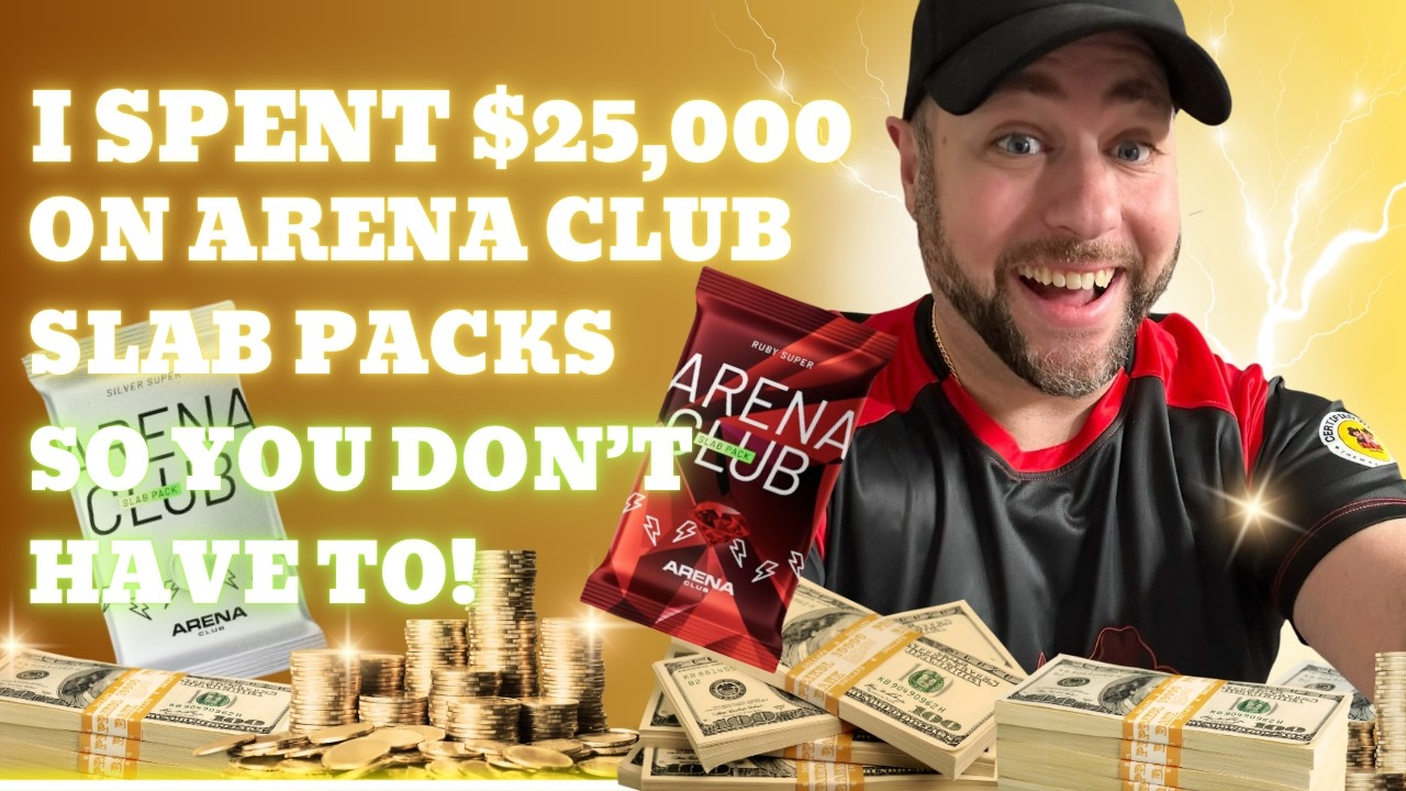 I Spent $25,000 on Arena Club Slab Packs So You Don't Have To!