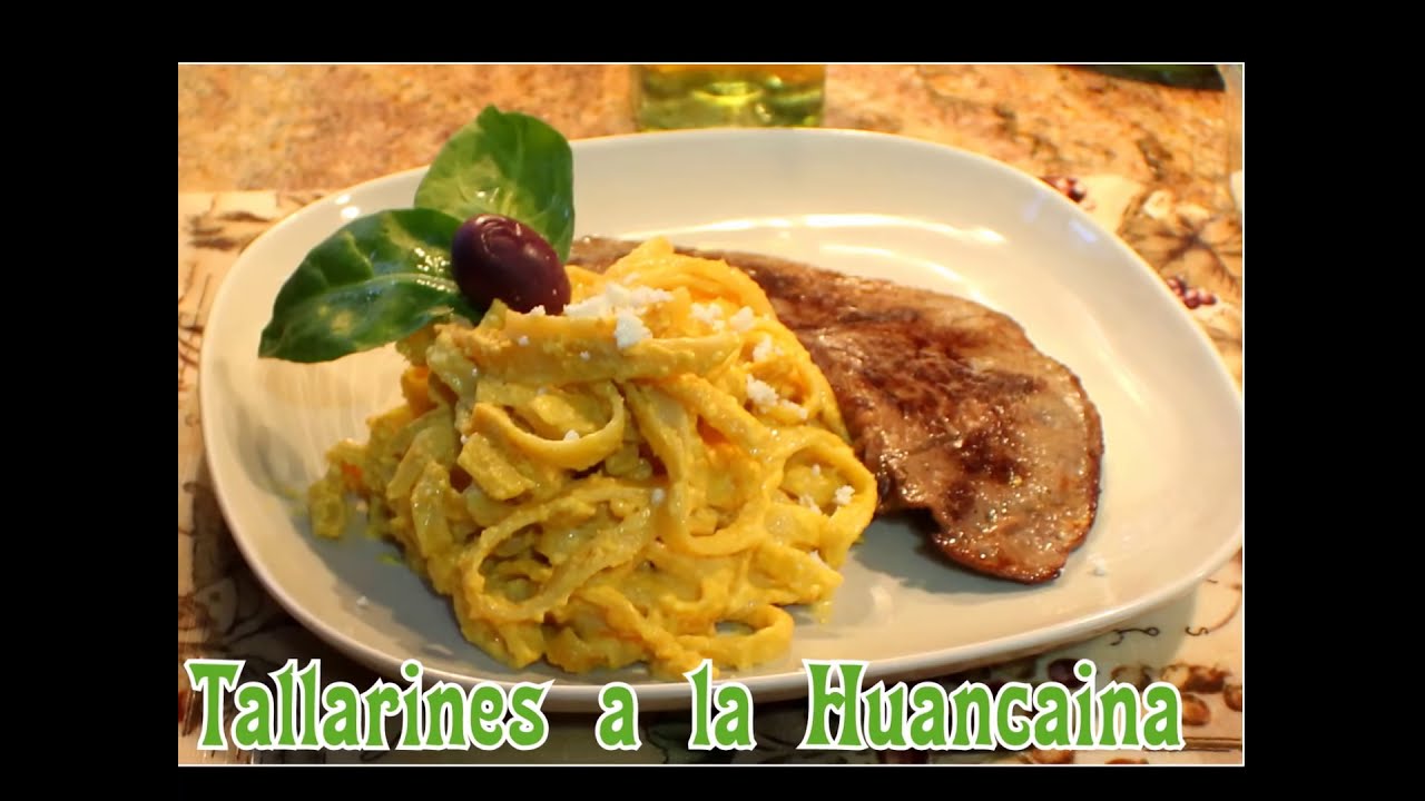 TALLARINES A LA HUANCAINA♥️🇵🇪