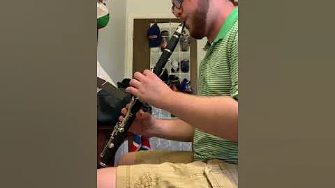 Joe Runkle Clarinet Playing test