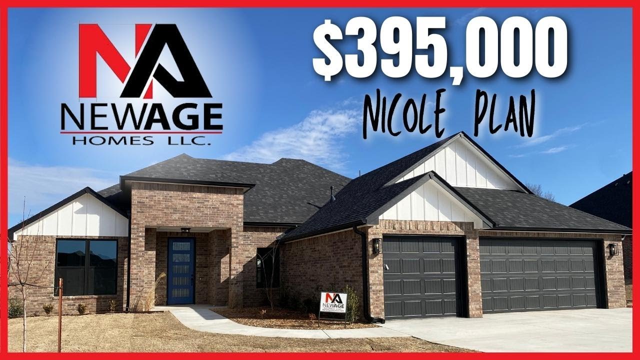 Homes for sale in Oklahoma Nicole Plan by New Age Homes YouTube