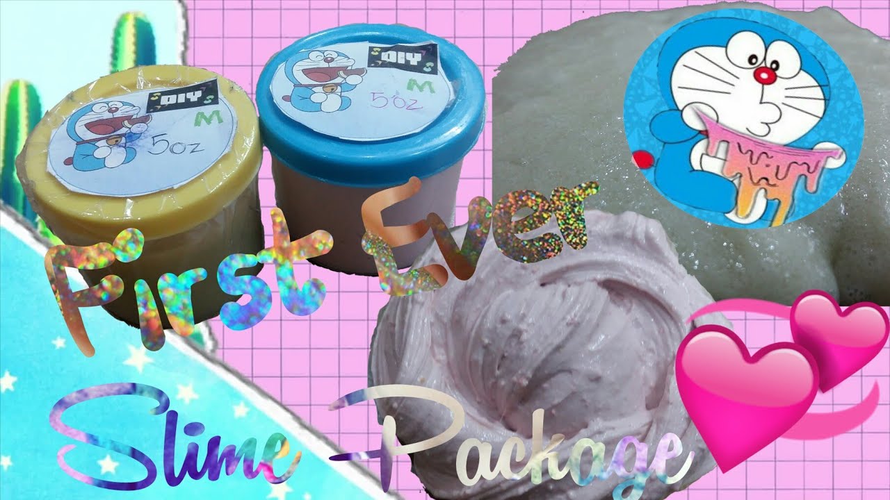 My First Ever Slime Package|Doreamon Diy's Slime|Honest Review