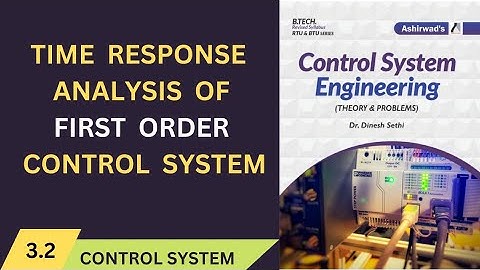 Lec -3.2 Time response analysis of first order control system, #controlsystem , #rtuwallah