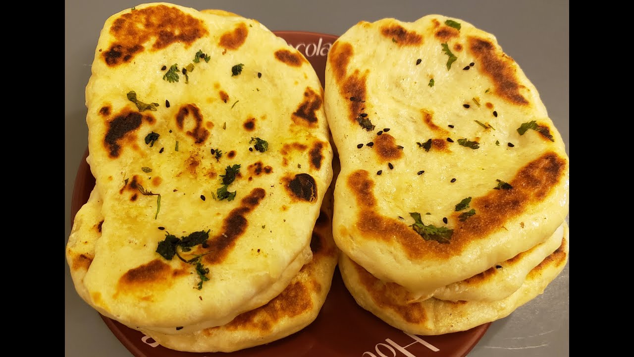 Kulcha Naan Recipe Plain Kulcha Recipe On Tawa Homemade Soft Butter