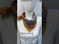 How to Tie a Chic Silk Scarf in Seconds,#scarfstyling #silkscarf #fashionhacks