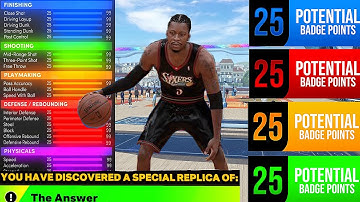 *GAMEBREAKING* 100 BADGE ALLEN IVERSON BUILD DOMINATES NBA 2K23 CURRENT GEN | Best Guard Build