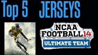 Top 5 Jerseys in NCAA 14