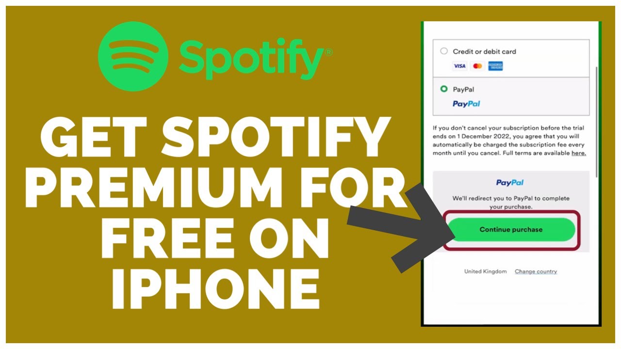 How To Get Spotify Premium For Free On Iphone (2022) - Youtube