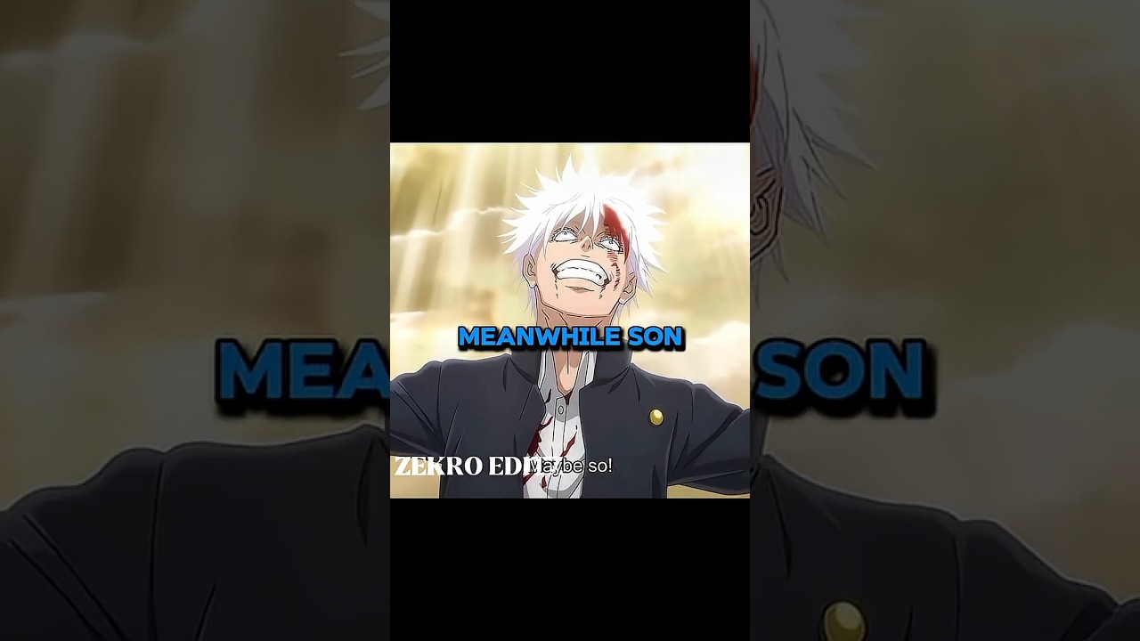 Meanwhile son 🔥 #shorts #viral #trending #anime #gojo #edit