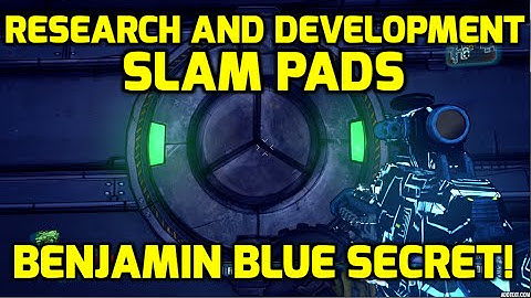 Borderlands: The Pre-Sequel Research and Development Slam Pads Secret - BENJAMIN BLUE!