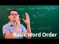 Базовое правило порядка слов в английских предложениях