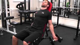 Incline Dumbbell Curl Offset Grip
