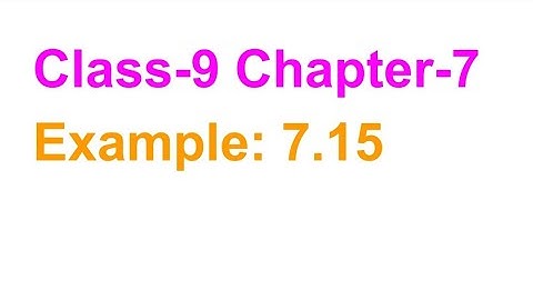 TN Class-9 Maths Chapter-7 Mensuration Example: 7.15