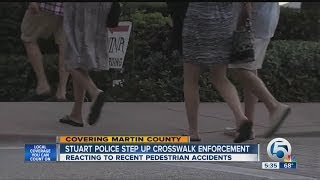Stuart police step up crosswalk enforcement