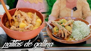 Una receta solo con PATITAS de gallina - JULIA KANI