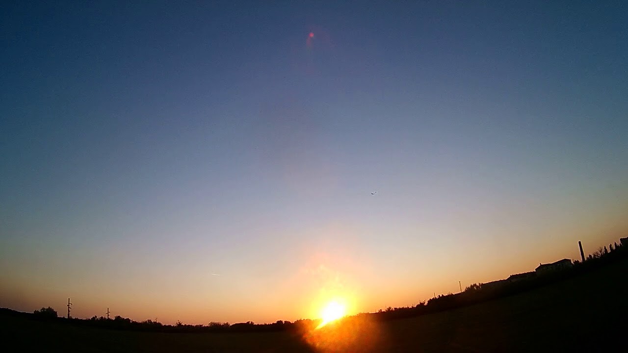 Motoplanor balsa - primul zbor