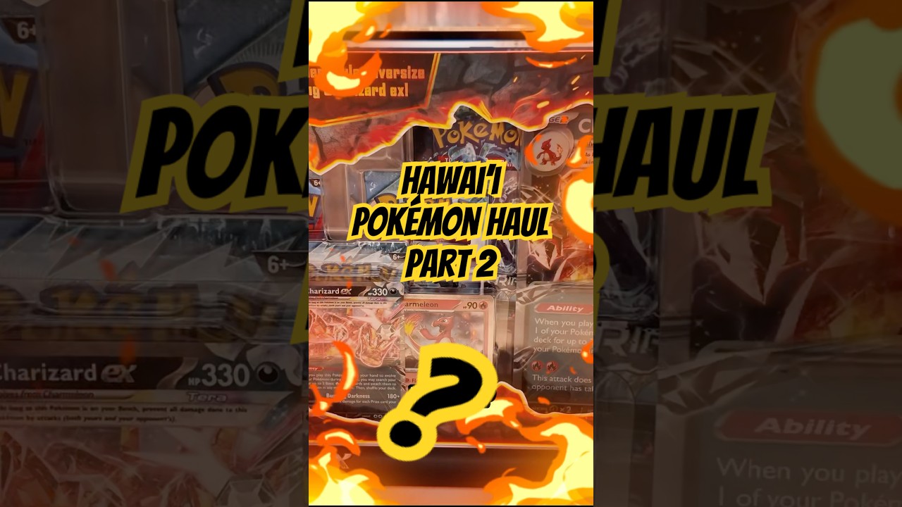 In Hawai’i supporting local card shops. Check the haul. #pokemon #pokemonchannel #pokemontcg