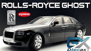 Rolls-Royce Ghost シルバーモデル　1/18 京商　Kyosho REVIEW: Kyosho Rolls-Royce Ghost • DiecastSociety.com