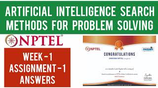 Nptel: Artificial Intelligence Search Methods For Problem Solving Assignment 1 Answers | Week 1 Quiz