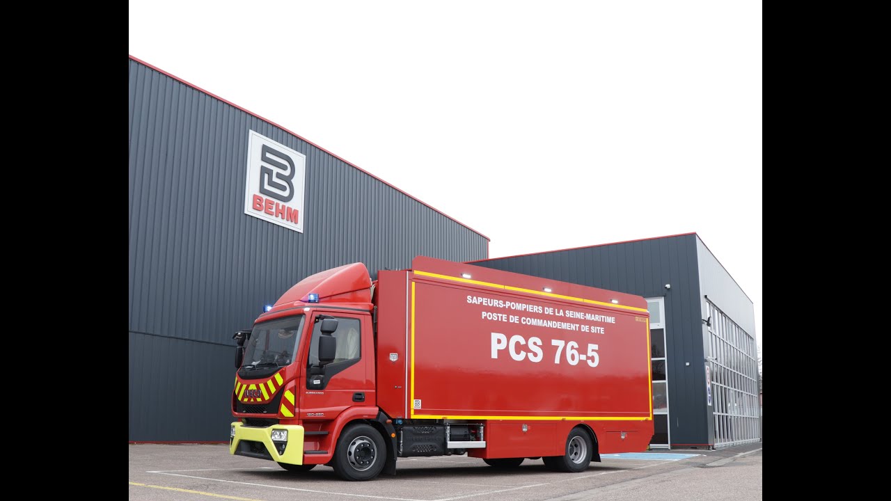 Véhicule Poste de Commandement de Site SDIS76