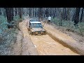 Land Rover Defender Playing in Mud &amp; failed Bog Hole attempt | 4x4 | Off-Road |