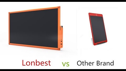 Lonbest LCD Blackboard vs. Cheap LCD Ewriter Strength Test Comparison Diamond Grade Eblackboard