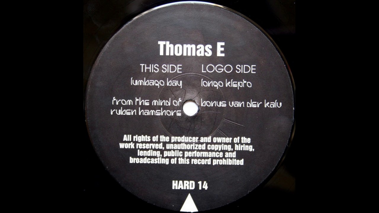 Thomas E - From the Mind of Ruben Hamshore - Hard Stuff HARD14