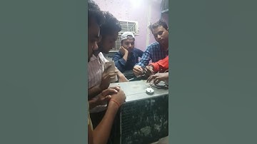 Window A.C. without pcb wiring in practical class Abc Tech institute 9540879879