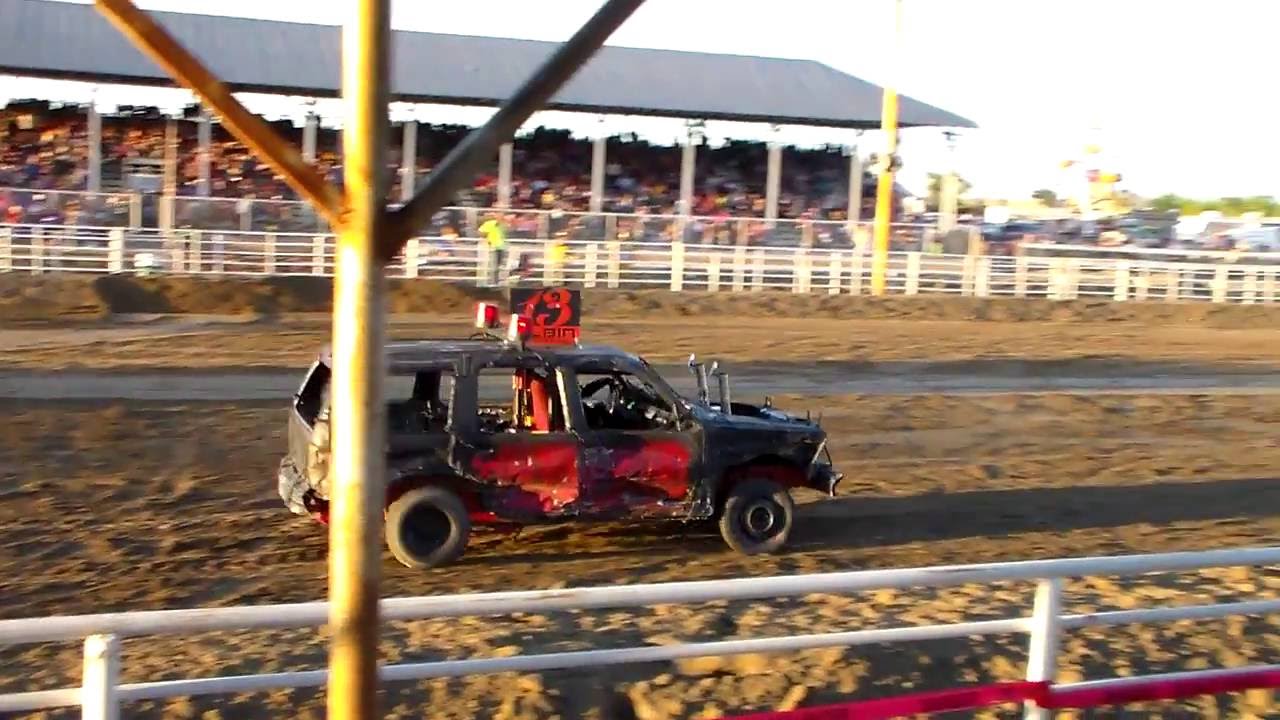Lincoln County Fair Demolition Derby Compact Trucks 2016 Hugo Colorado
