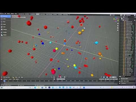 Universe SPI Star Map 3-d Model