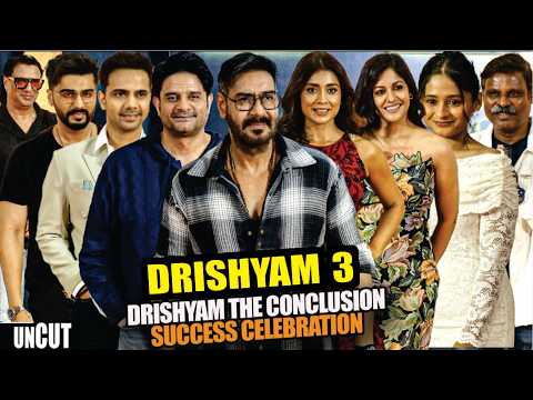 Drishyam 3 | Grand Success Party | Ajay Devgn, Shriya Saran, Ishita Dutta, Jaideep Ahlawat & More