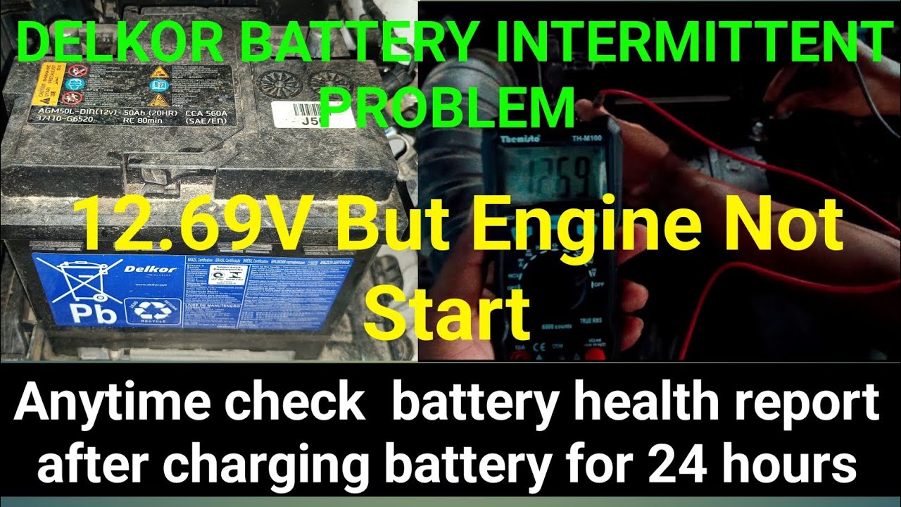 Delkor Battery/AGM Battery Intermittent Problem Solved . - YouTube