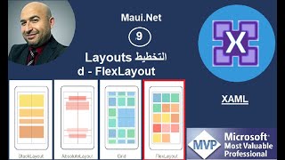 NET Maui Xaml #9 : Layouts - flexlayout - Xaml
