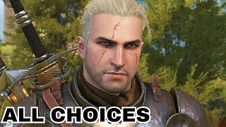 WITCHER 3 Fencing Lessons All Choices