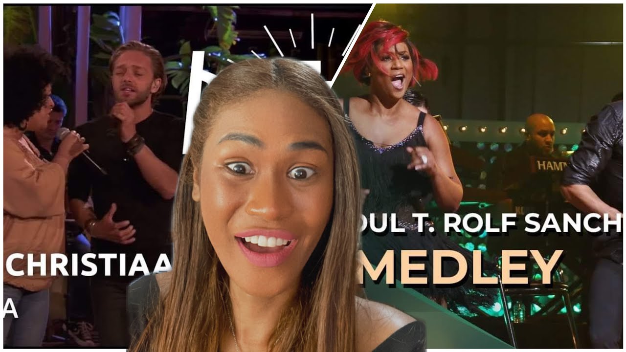 Tania Kross & Tommie Christiaan - Barcelona  & Ladies of Soul 2016 | Salsa Medley  | Reaction