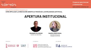 Apertura Institucional | Encuentros Sommos Connecta IA e Innovación abierta