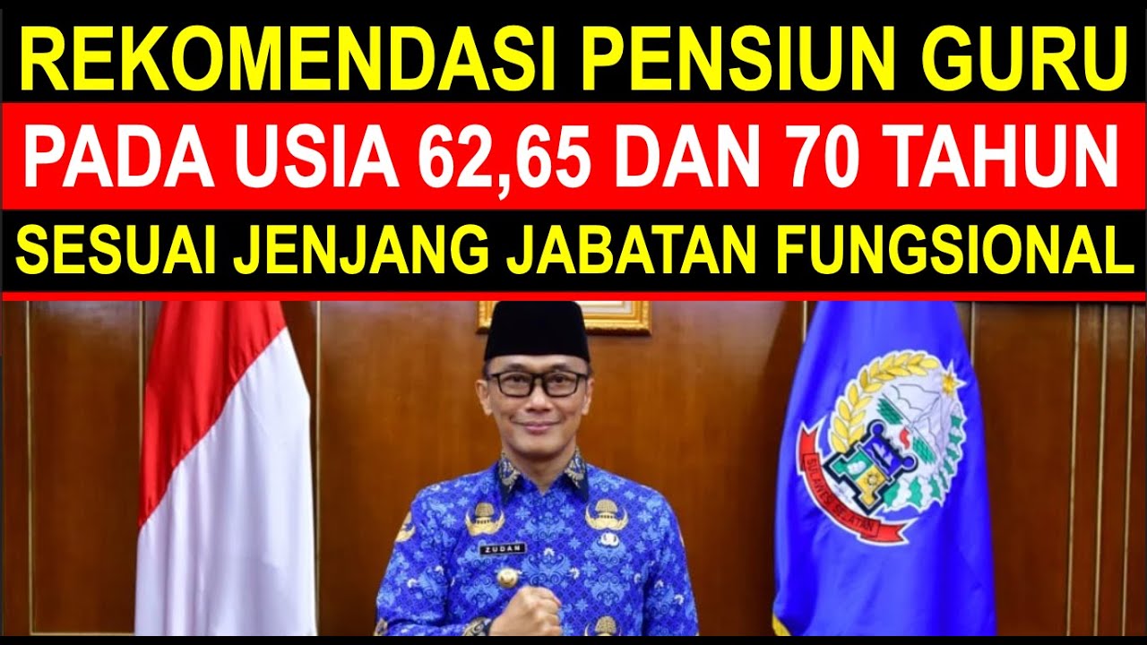Breaking news guru sertifikasi dan non sertifikasi rekom penambahan usia pensiun 65 dan 70 tahun