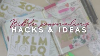 Bible journaling hacks and ideas | Doodling Faith