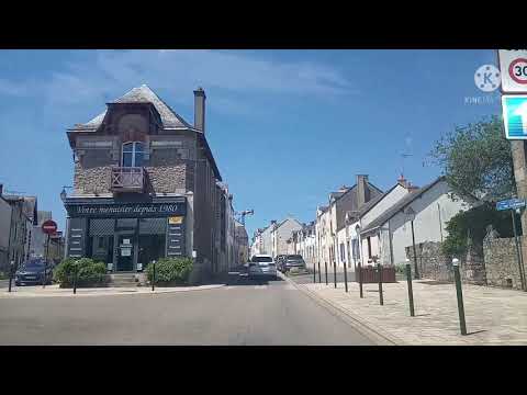 French villages. Road to Le Pouliguen.