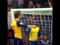 Yaya Sanogo’s reaction to Aaron Ramsey’s brilliant Arsenal goal