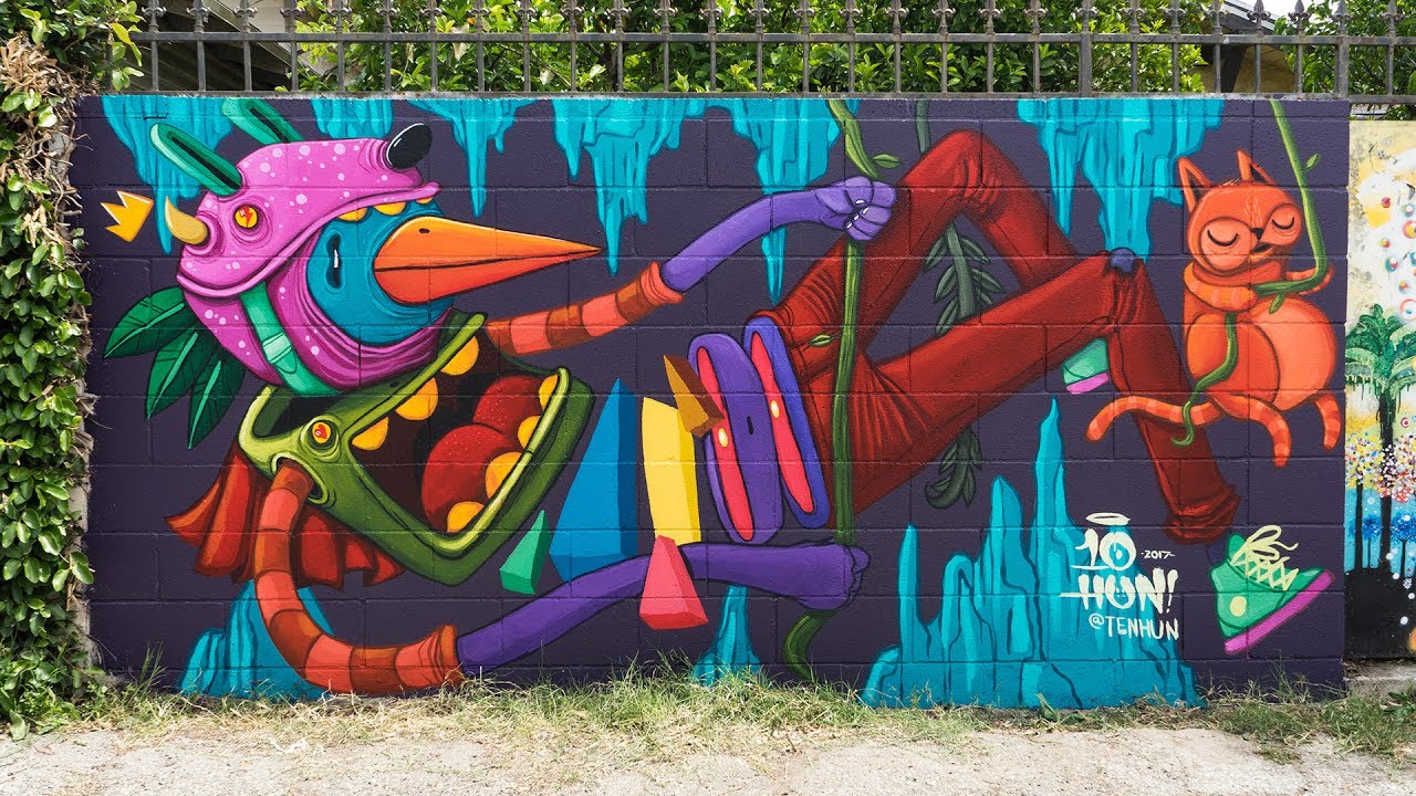 Ten Hundred Mural Madness in LA! YouTube