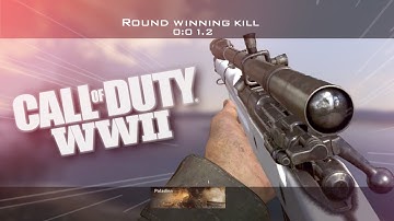 OUT OF MAP TRICKSHOTTING ON WW2!