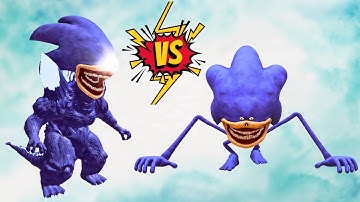 EVOLUTION OF ALL SONIC TAPES VS GODZILLA SMILING CRITTERS POPPY PLAYTIME CHAPTER 4? in GMOD