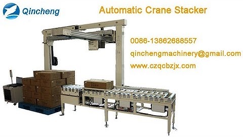 Automatic Gantry Palletizing Machine For Carton Stacking Floor-level Palletizer Equipment  Gantry
