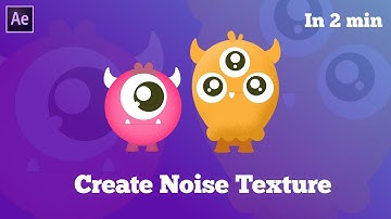 2 TRICKS to Create Noise Texture in After Effects - After Effects Tutorial
