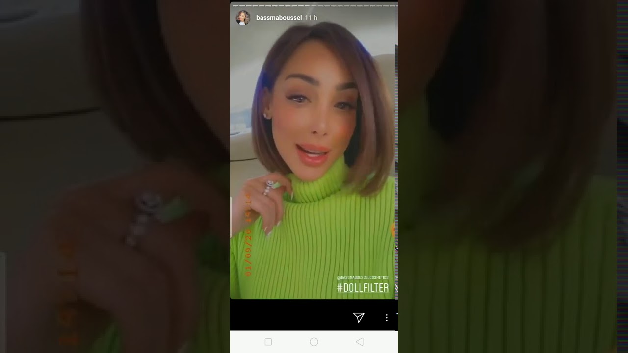 تامر حسني يتحدث بالمغربية وزوجته بسمة بوسيل تضحك عليه,,الدكتورة خلود تحضر لفيلمه الجديد